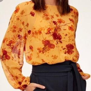 [Aritzia | Wilfred] blouse with bodysuit